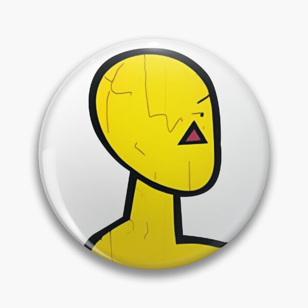 Item preview, Yellow man face of reality art pattern - illogical designed and sold by ShabayekShop.