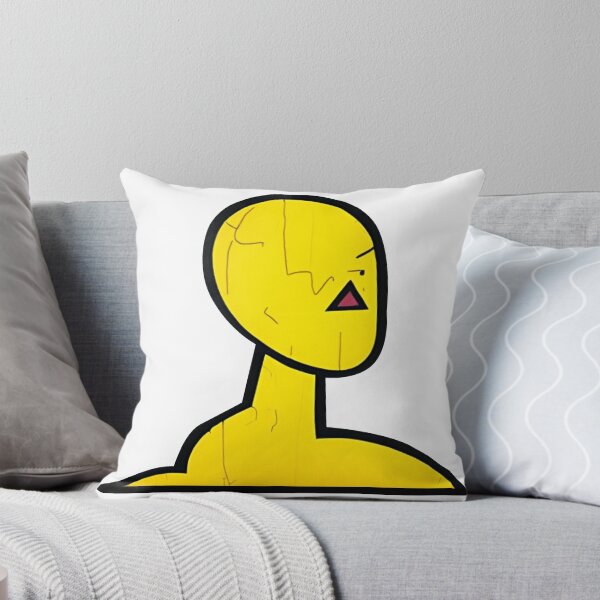 Item preview, Yellow man face of reality art pattern - illogical designed and sold by ShabayekShop.