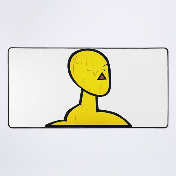 Item preview, Yellow man face of reality art pattern - illogical designed and sold by ShabayekShop.