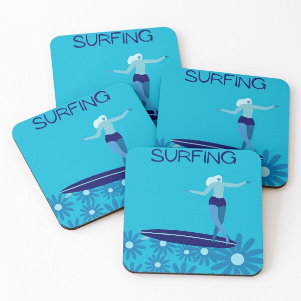 Item preview, Gone Surfing - Surf Girl Ocean Vibes designed and sold by Shaka-Surf-Tees.