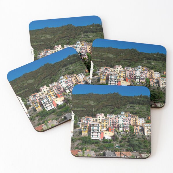 Item preview, View on the cliff town of Manarola, one of the colorful Cinque Terre on the Italian west coast designed and sold by Dolfilms.