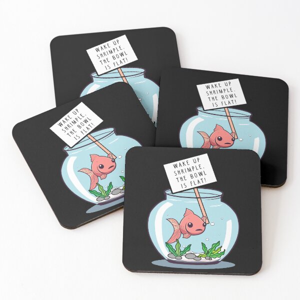 Item preview, Flat Earth Fish Bowl Pun Dad Joke Men Women Funny Graphic designed and sold by KsuAnn.