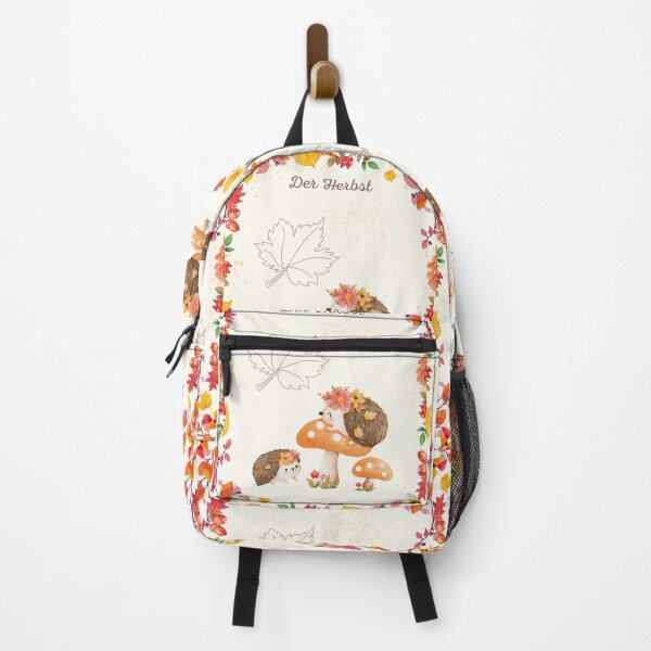 Item preview, Colorful autumn with hedgehogs designed and sold by Swissdesigns.