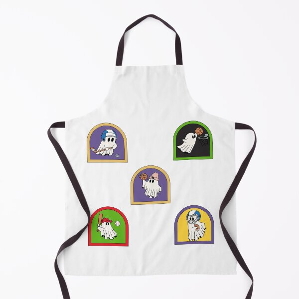 Item preview, Sporty Halloween retro ghosts designed and sold by BritishDelights.