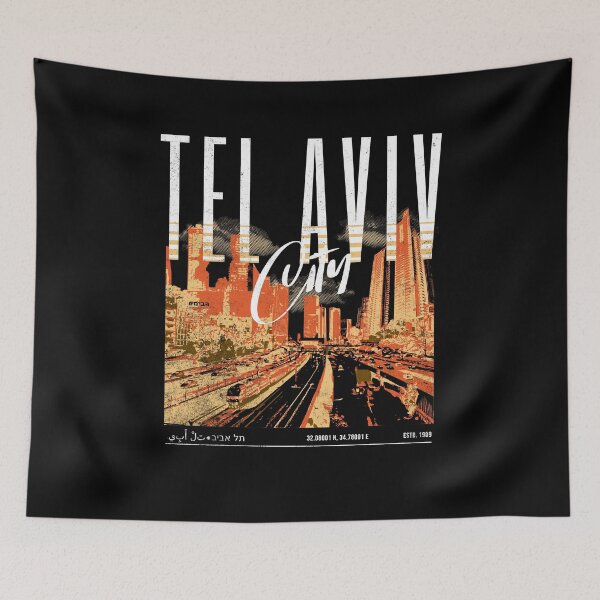 Item preview, Tel Aviv City - Israel designed and sold by Tee-Craftify.