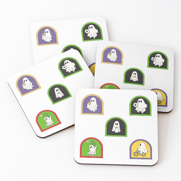 Item preview, Sporty Halloween retro ghosts designed and sold by BritishDelights.