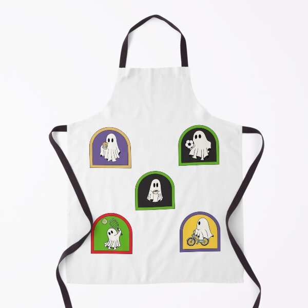 Item preview, Sporty Halloween retro ghosts designed and sold by BritishDelights.