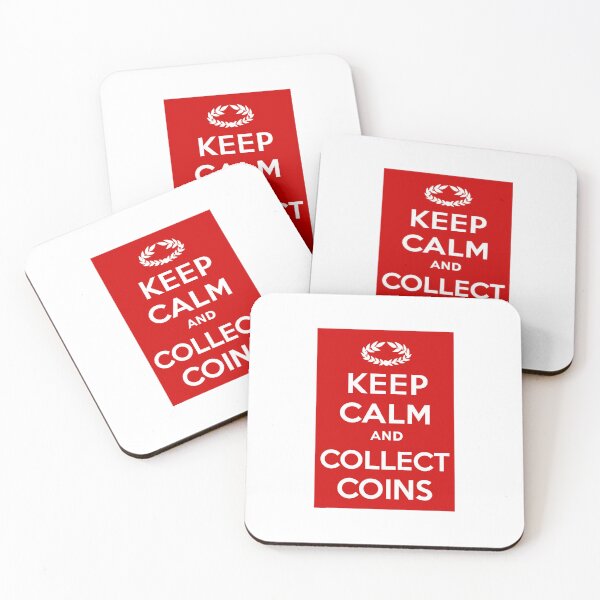 Item preview, Keep Calm and Collect Coins, with Laurel Wreath designed and sold by OptimoPrincipi Roman Coins.