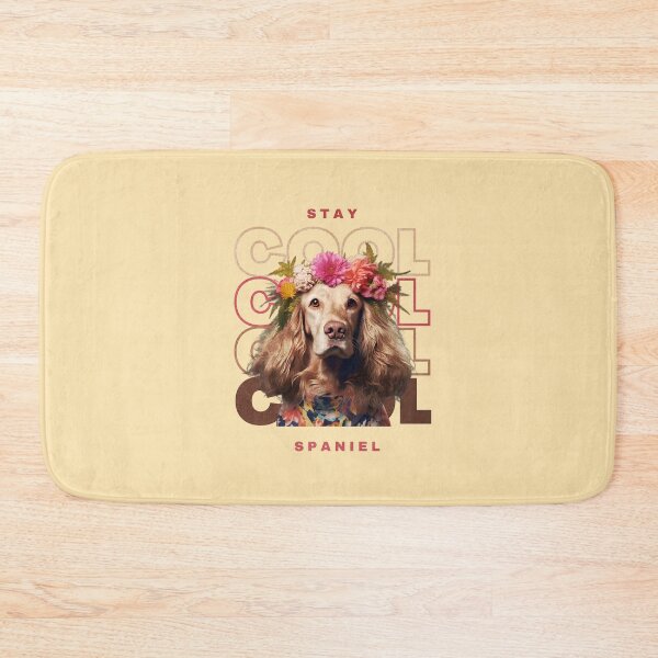 Item preview, Spaniel. Cocker spaniel dog. Cocker spaniel with flowers  designed and sold by Tsifra.