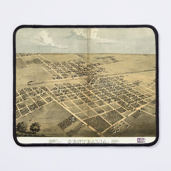 Item preview, Centralia, Illinois (1867) designed and sold by allhistory.