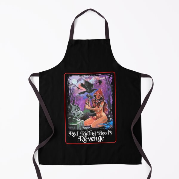 Item preview, Copy of Copy of Red Riding Hood's Revenge - apron designed and sold by obedtheartist.