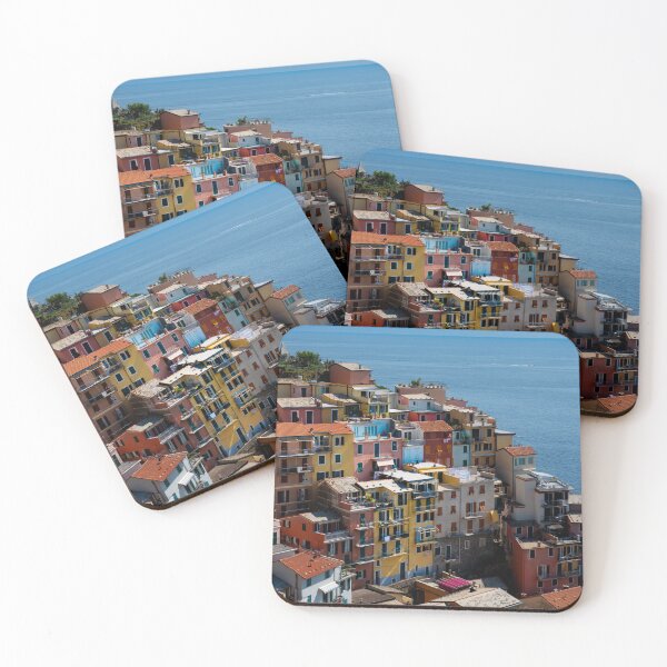 Item preview, View on the cliff town of Manarola, one of the colorful Cinque Terre on the Italian west coast designed and sold by Dolfilms.