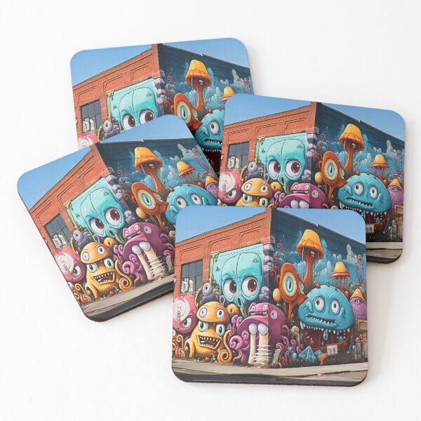 Item preview, Cabbagetown Cartoon Street Art designed and sold by LyricalWaves.