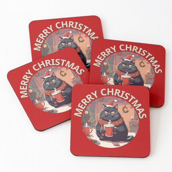 Item preview, Festive Fat Cat: Cozy Christmas Delights designed and sold by ChicTrendz.