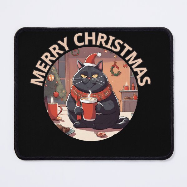 Item preview, Festive Fat Cat: Cozy Christmas Delights designed and sold by ChicTrendz.