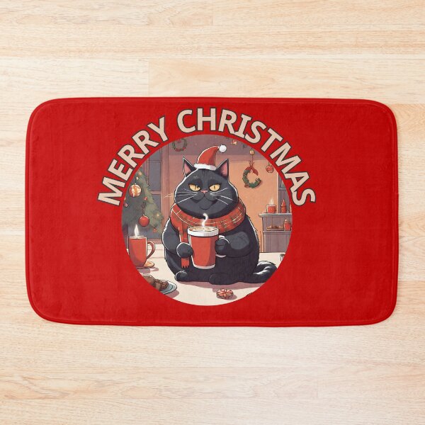 Item preview, Festive Fat Cat: Cozy Christmas Delights designed and sold by ChicTrendz.
