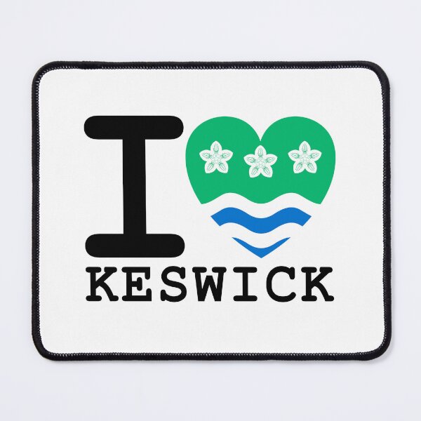 Item preview, I love Keswick - I heart Keswick - Cumbria Flag designed and sold by Cumbria Guru.