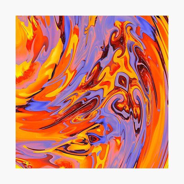 Item preview, orange psychedelic designed and sold by soulsurferart.