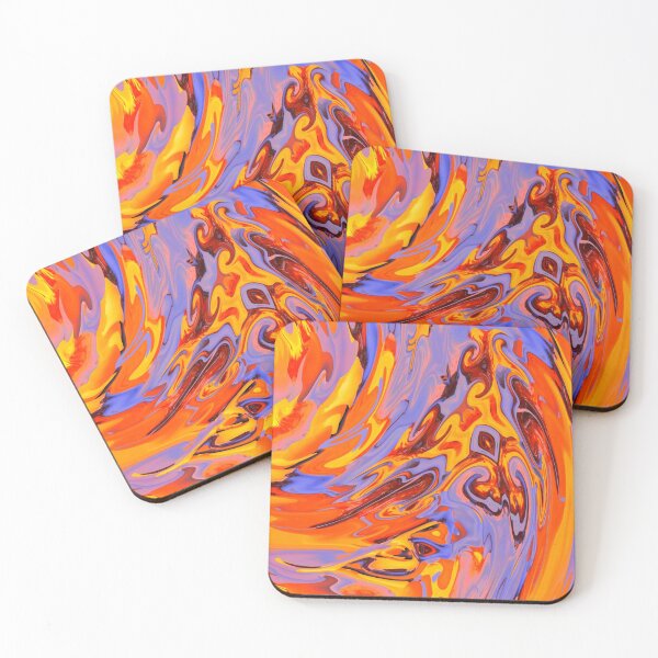 Item preview, orange psychedelic designed and sold by soulsurferart.