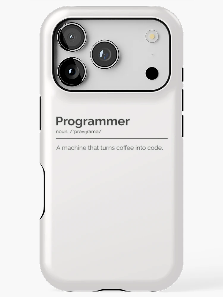 Thumbnail 1 of 4, iPhone Case, Programmer Definition. Software Developer. Funny Coding designed and sold by TeeMPrintz.