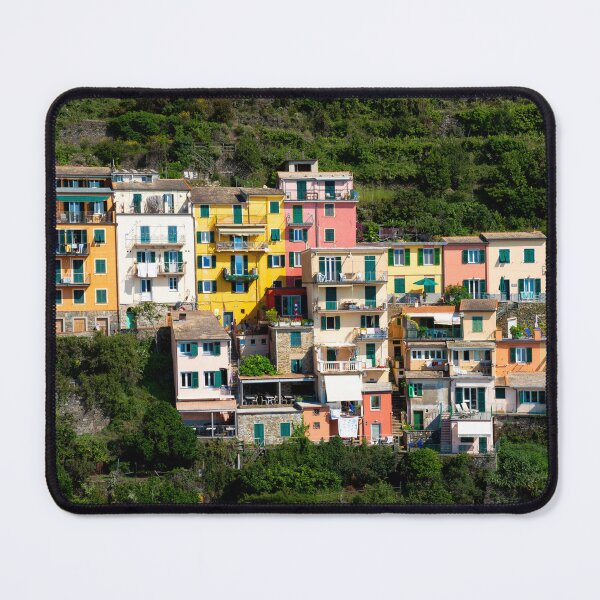 Item preview, View on the cliff town of Manarola, one of the colorful Cinque Terre on the Italian west coast designed and sold by Dolfilms.