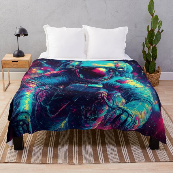 Item preview, Neon Odyssey: Astral Astronaut Among Constellations designed and sold by javaoverride.