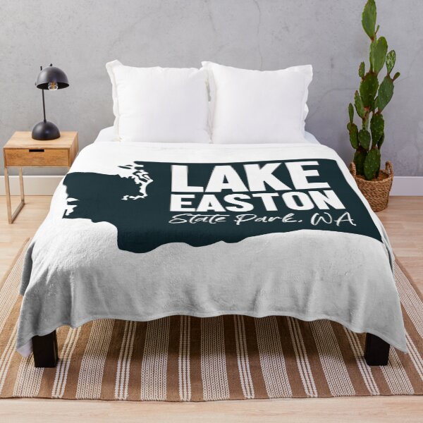 Item preview, Lake Easton State Park Washington Map designed and sold by bivenart.