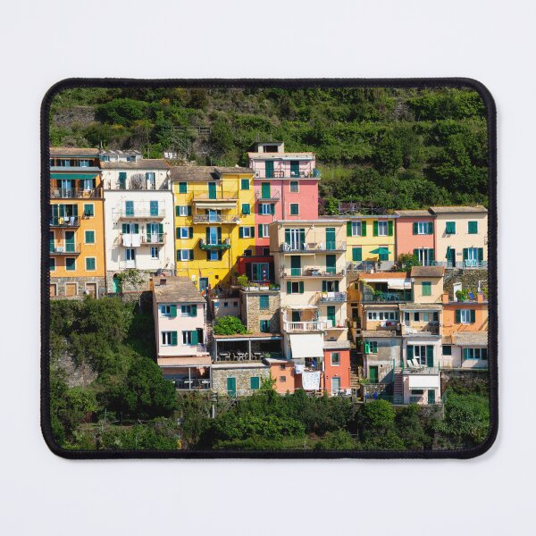 Item preview, View on the cliff town of Manarola, one of the colorful Cinque Terre on the Italian west coast designed and sold by Dolfilms.
