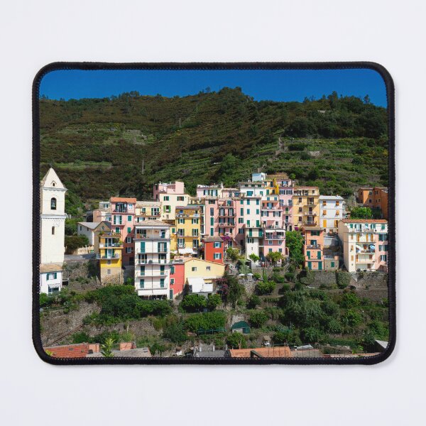 Item preview, View on the cliff town of Manarola, one of the colorful Cinque Terre on the Italian west coast designed and sold by Dolfilms.