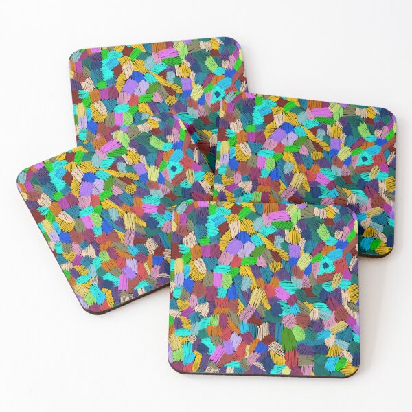 Item preview, Abstract colourful pattern designed and sold by Julianum.