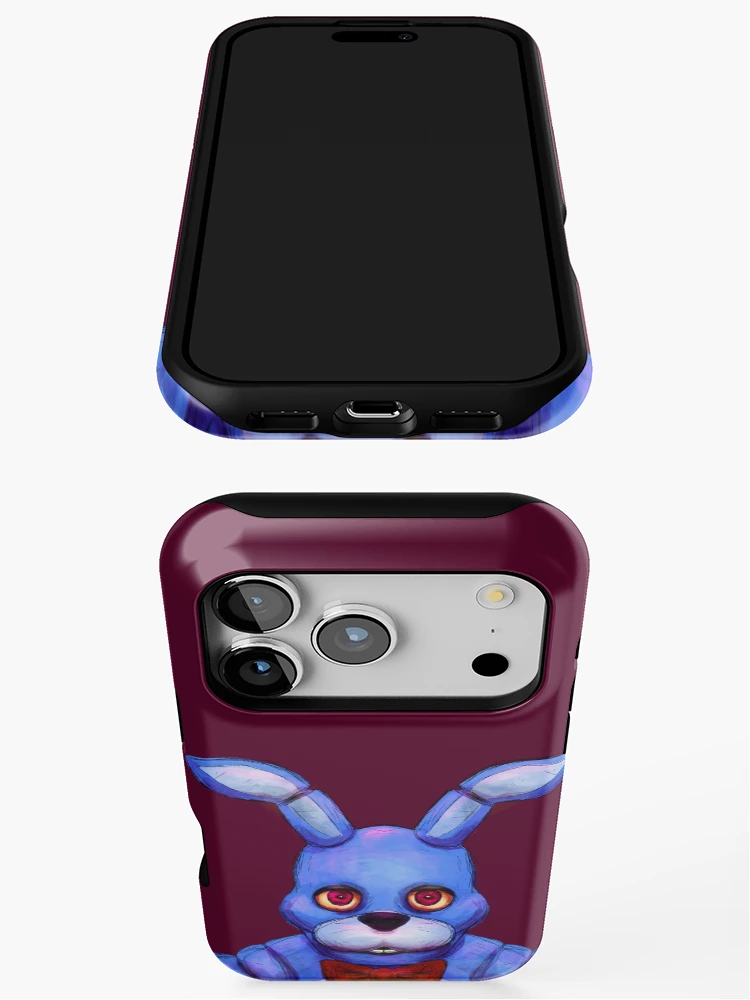 Thumbnail 3 of 4, iPhone Case, Blue Rabbit designed and sold by SimpleAnarchy.