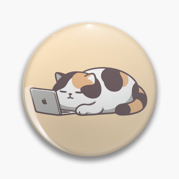 Item preview, Sleepy Tech Cat - UX Designer | Product Designer | UI Designer Stickers designed and sold by PoshPixel.