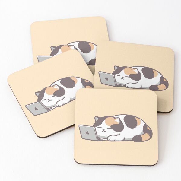 Item preview, Sleepy Tech Cat - UX Designer | Product Designer | UI Designer Stickers designed and sold by PoshPixel.