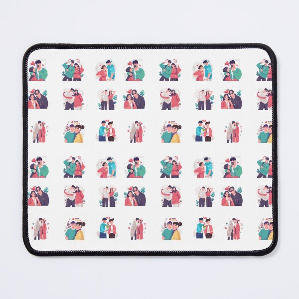 Item preview, Beautiful and cute couples having fun on a romantic date designed and sold by huape.