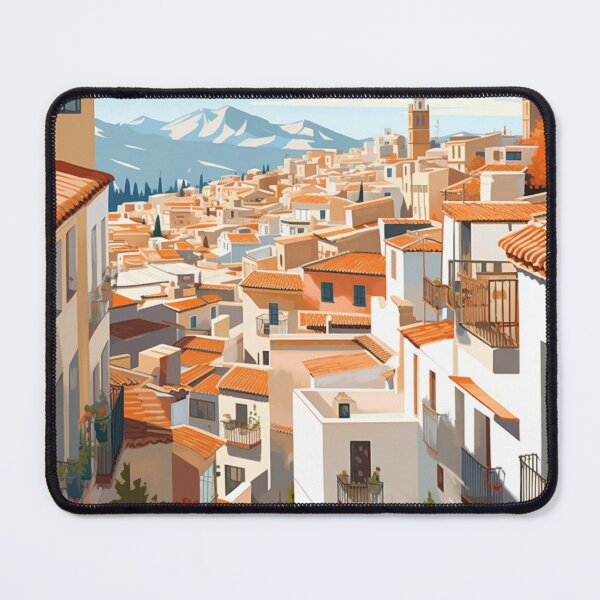 Item preview, A Vintage Travel Illustration of Granada - Spain  designed and sold by GoodOldVintage.