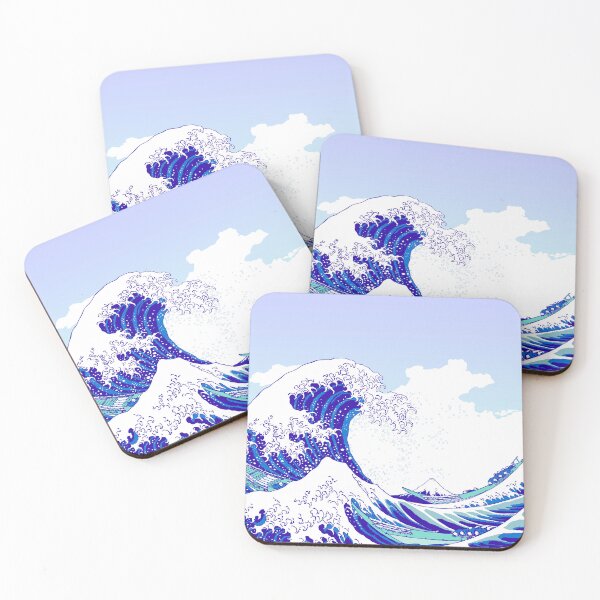 Item preview, Hokusai - The Great Wave Off Kanagawa In Blue designed and sold by kernowerno.