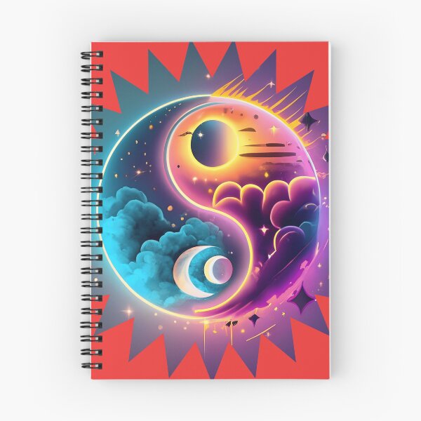 Artikelvorschau, „Kosmische Ying-Yang-Harmonie: Sonne und Mond, hochwertige Grafikkunst“ entworfen und verkauft von CustomiseDesign Art.