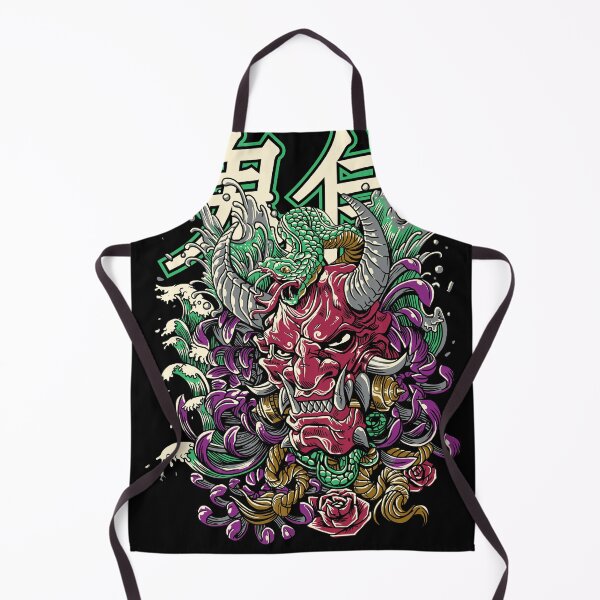 Item preview, great japanese oni illustration designed and sold by akmalzone.