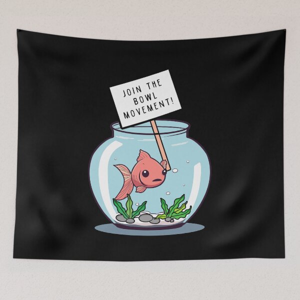Item preview, Bowl Movement Fish Pun Dad Joke Men Women Funny Graphic designed and sold by KsuAnn.