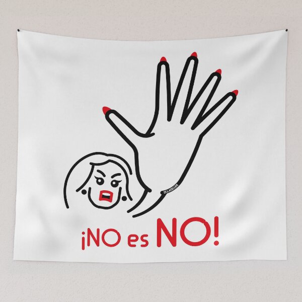 Item preview, ¡No Es No! (¡No Significa No! / Angry / 2C) designed and sold by MrFaulbaum.