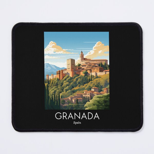 Item preview, A Vintage Travel Illustration of Granada - Spain  designed and sold by GoodOldVintage.