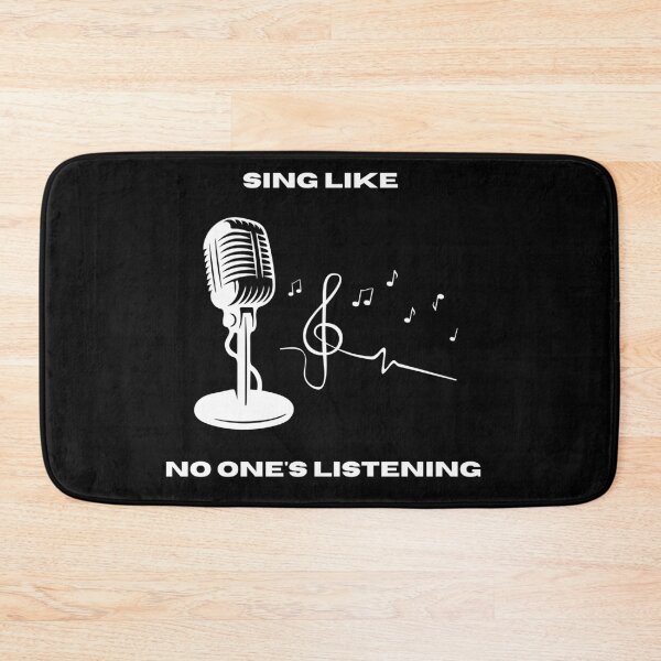 Item preview, Sing Like No One's Listening  Old Microphone designed and sold by Daria-Shop.