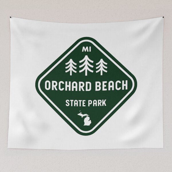 Item preview, Orchard Beach State Park Michigan Rhombus designed and sold by bivenart.