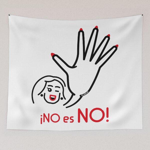 Item preview, ¡No Es No! (¡No Significa No! / Friendly / 2C) designed and sold by MrFaulbaum.