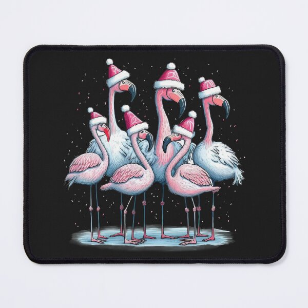 Item preview, Flamingos Christmas Sticker designed and sold by LionessLove.