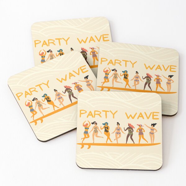 Item preview, Party Wave Surf With Friends designed and sold by Shaka-Surf-Tees.