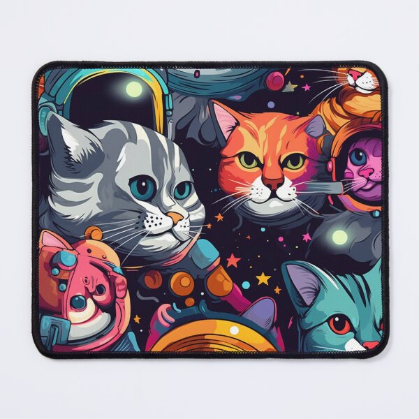 Item preview, Colorful galaxy cat designed and sold by Pasinn.