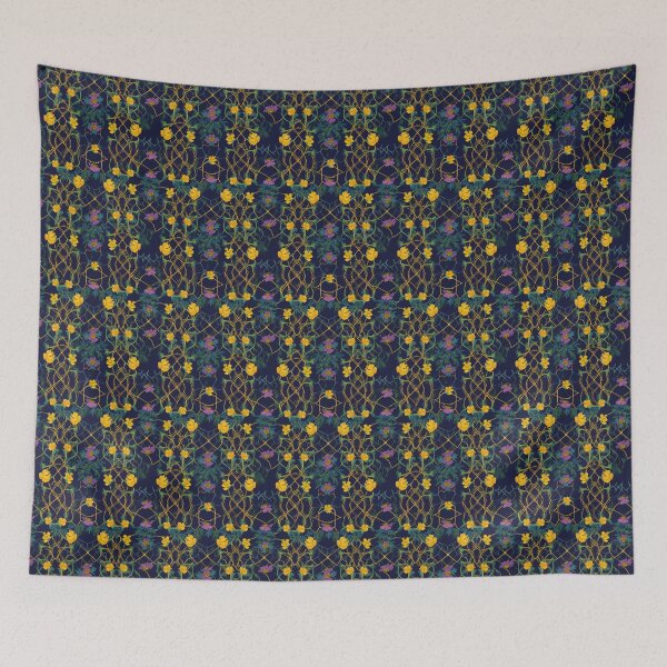 Item preview, Vintage Trellis Floral Vines designed and sold by Ellimade.