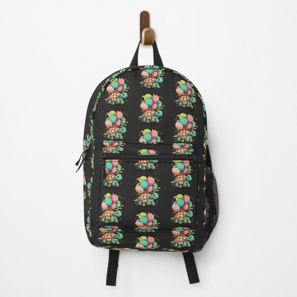 Item preview, Turtle With Balloons On its Back Funny Cartoon designed and sold by sadedream.