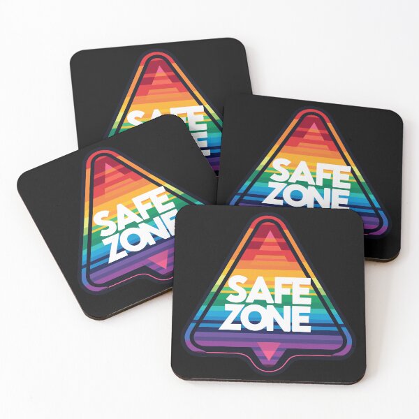 Item preview, Triangle LGBT Safe zone Rainbow  designed and sold by TomFrontierArt.
